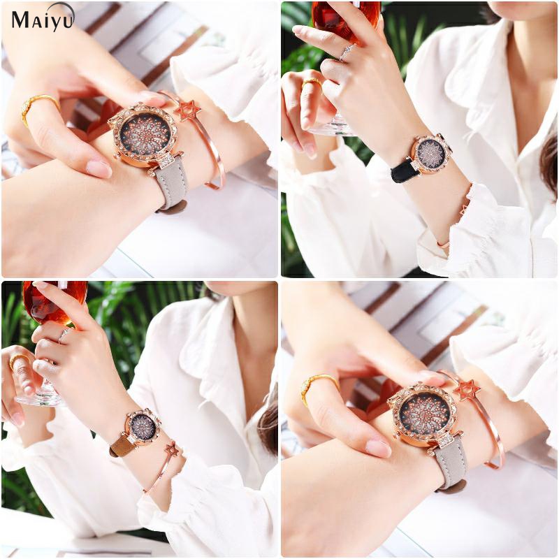Jam Tangan Wanita A0111 Lari Jam Tangan Santai Kuarsa Tahan Air