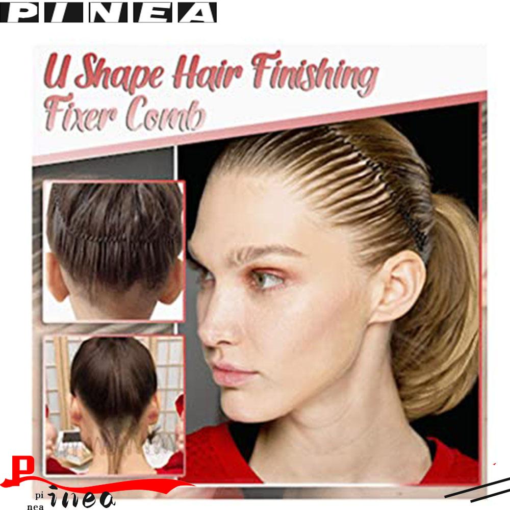 Nanas Bentuk U Rambut Finishing Fixer Sisir Aksesoris Rambut Sisir Gigi Untuk Extra Hold Invisible Bahan Tahan Lama Jinak Rambut Bayi