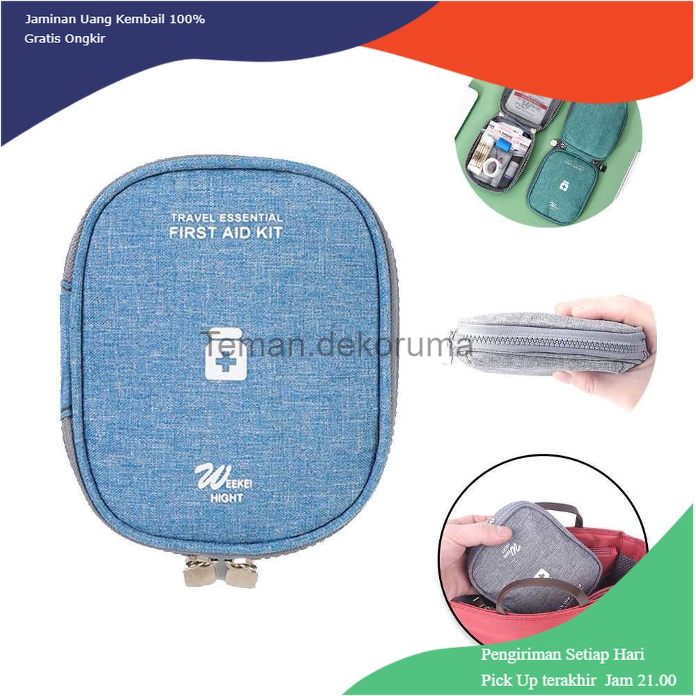 TD - DPR WEEKEI HIGHT Tas Obat P3K Travel First Aid Kit Bag Portable 14x11x3cm - TB-0623