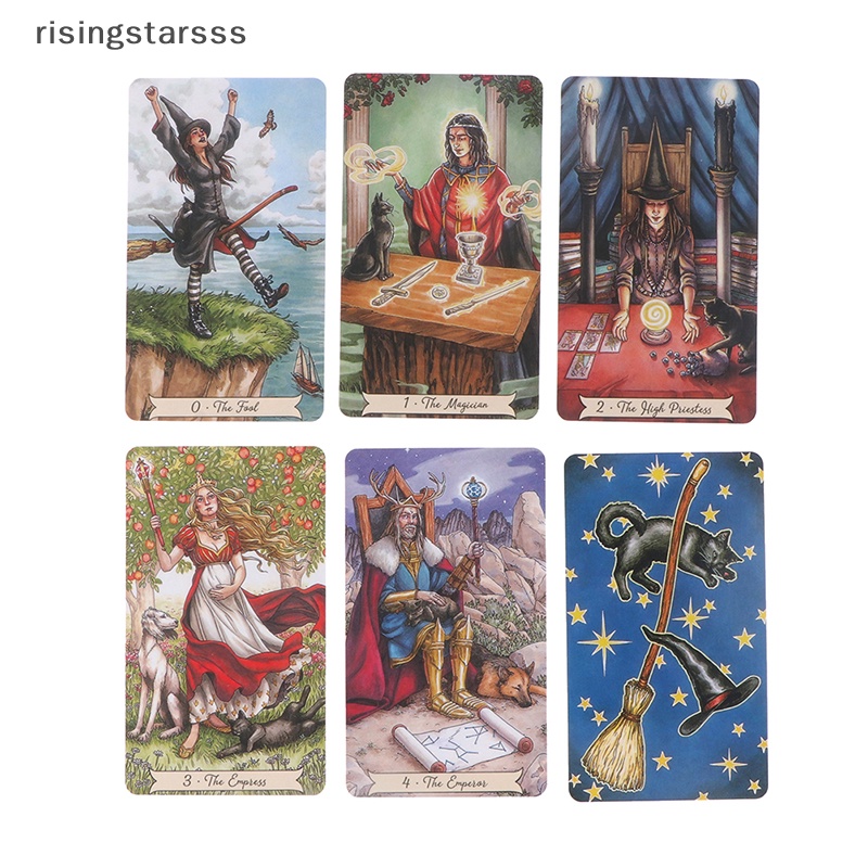 Rsid Span-new Tarot Card Buku Tarot Bahasa Inggris Sehari Hari Penyihir Tarot Cards Tools Jelly