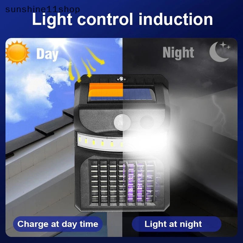 Sho Solar Light And Mosquitos Killer Lamp Dengan Fungsi Kontrol Nyamuk Infrared N