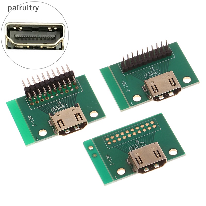 Prt Kompatibel Dengan HDMI 19Pin test Socket Jack 19Pin Adapter test Board Dengan PCB Board PRT