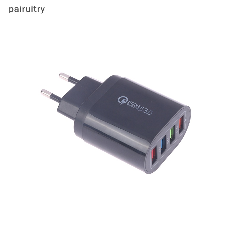 Prt Untuk IP Xiaomi Huawei Samsung Charger Dinding EU/US/UK Plug 4port USB 3.0 Handphone Adaptor PRT