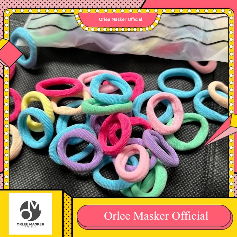 KARET RAMBUT RING TOWEL MINI 1 DOMPET