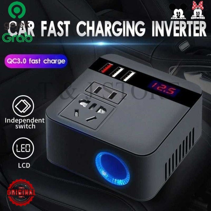 E - CAR STUFF K7 / CHARGER SERBAGUNA UNTUK MOBIL ORIGINAL TJ