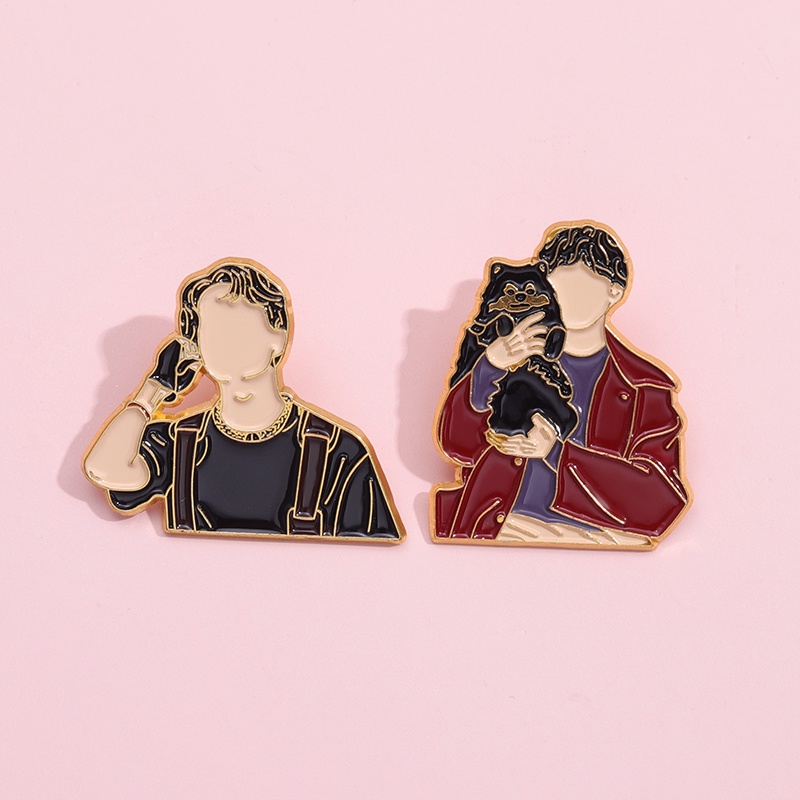 Kpop Band Cowok Enamel Pin Bintang Souvenir Fans Mendukung Koleksi Bros Kerah Lencana Keren Perhiasan Hadiah Untuk Teman