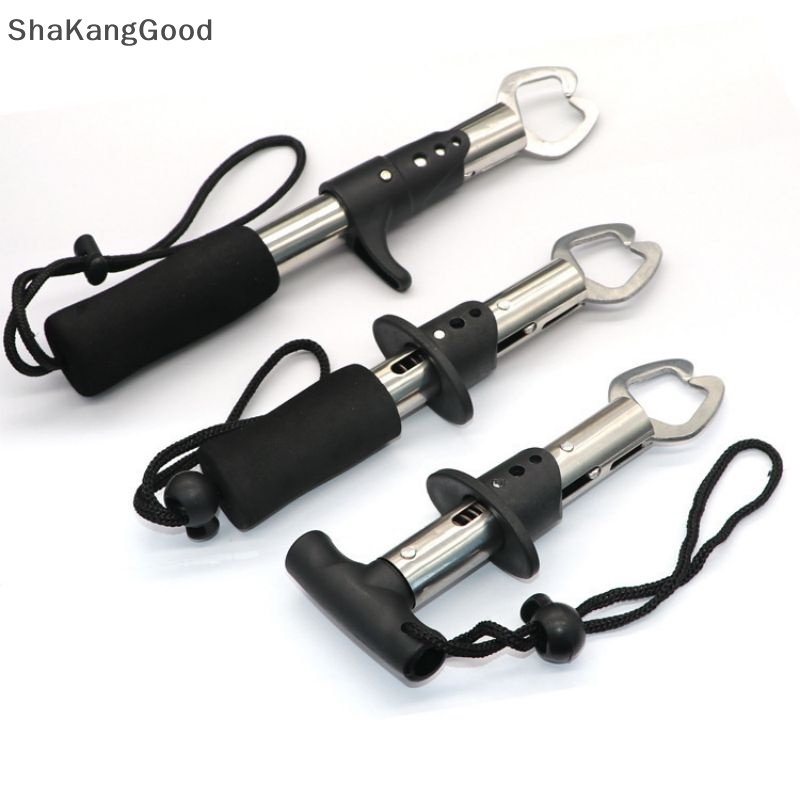 Skid Portable Fishing Gripper Pegangan Bibir Ikan Stainless Steel Menangkap Ikan Gurame SKK