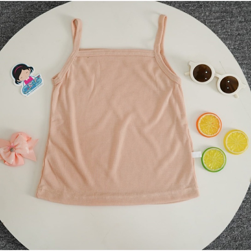 BEFAST - ZFS PAKAIAN ANAK EZA / TANKTOP RIB ANAK / Atasan Anak-Anak Tanpa Lengan / Tanktop Anak Perempuan Bahan RIB / Fashion Anak-Anak Santai / Tanktop Polos Bahan Adem / Terlaris / Termurah