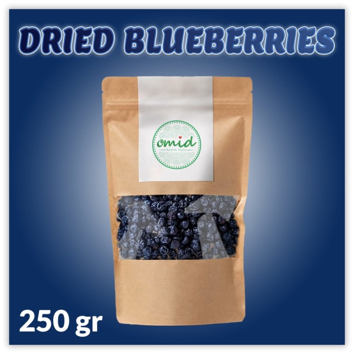 

Bisa COD 250 gr - Dried Blueberry | Buah Blueberi Kering