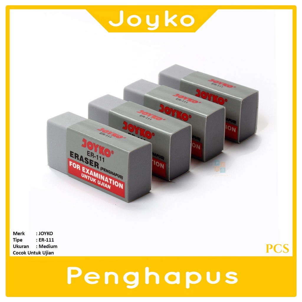 

JOYKO - Penghapus Pensil Ujian ER-111 Medium - Pcs