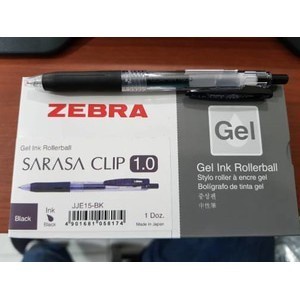

pulpen zebra sarasa clip 1.0 - Hitam - Hitam
