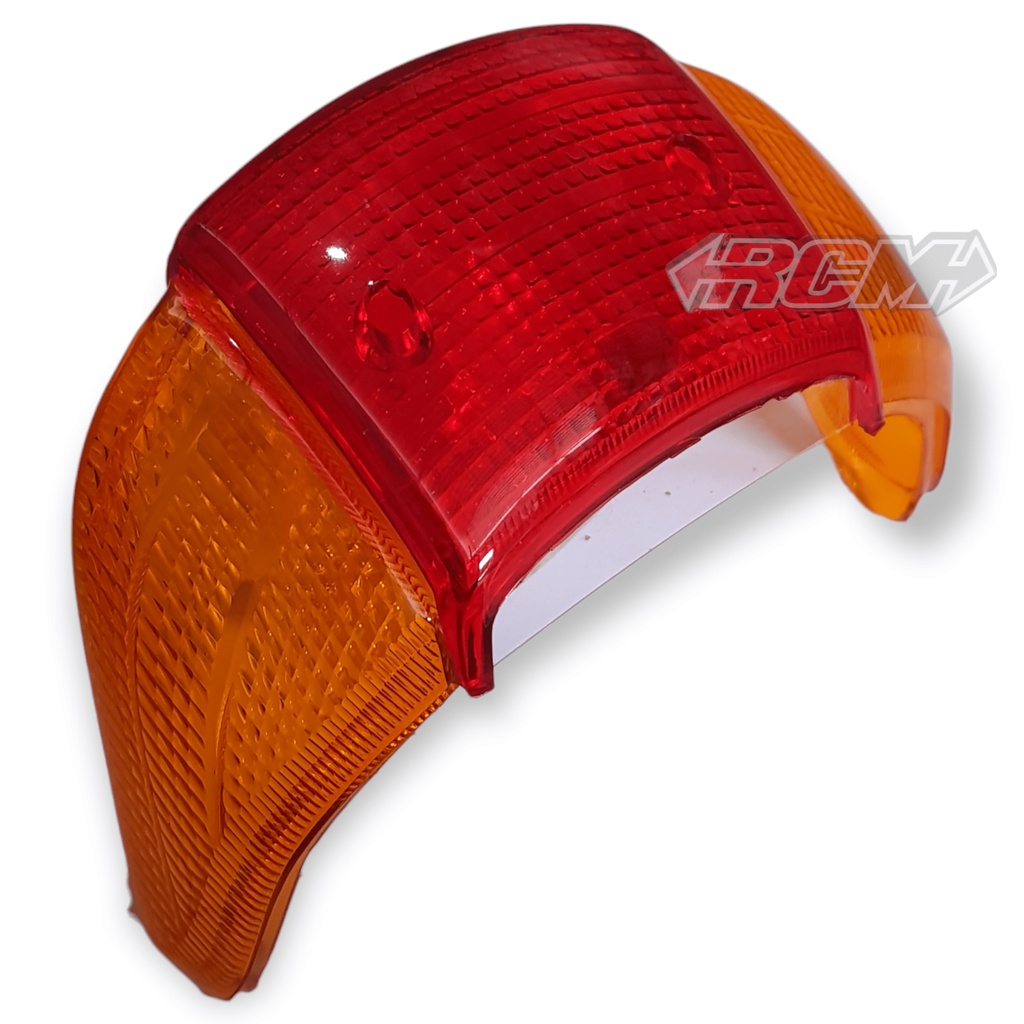 MIKA KACA LENSA STOP LAMP N SEN SEIN RITING RETING BELAKANG HONDA SUPRA X SUPRAX LAMA OLD MERAH KUNING YELLOW RED BENING PUTIH CLEAR MERAH RED BEST QUALITY BAHAN TEBAL JAMINAN KUALITAS