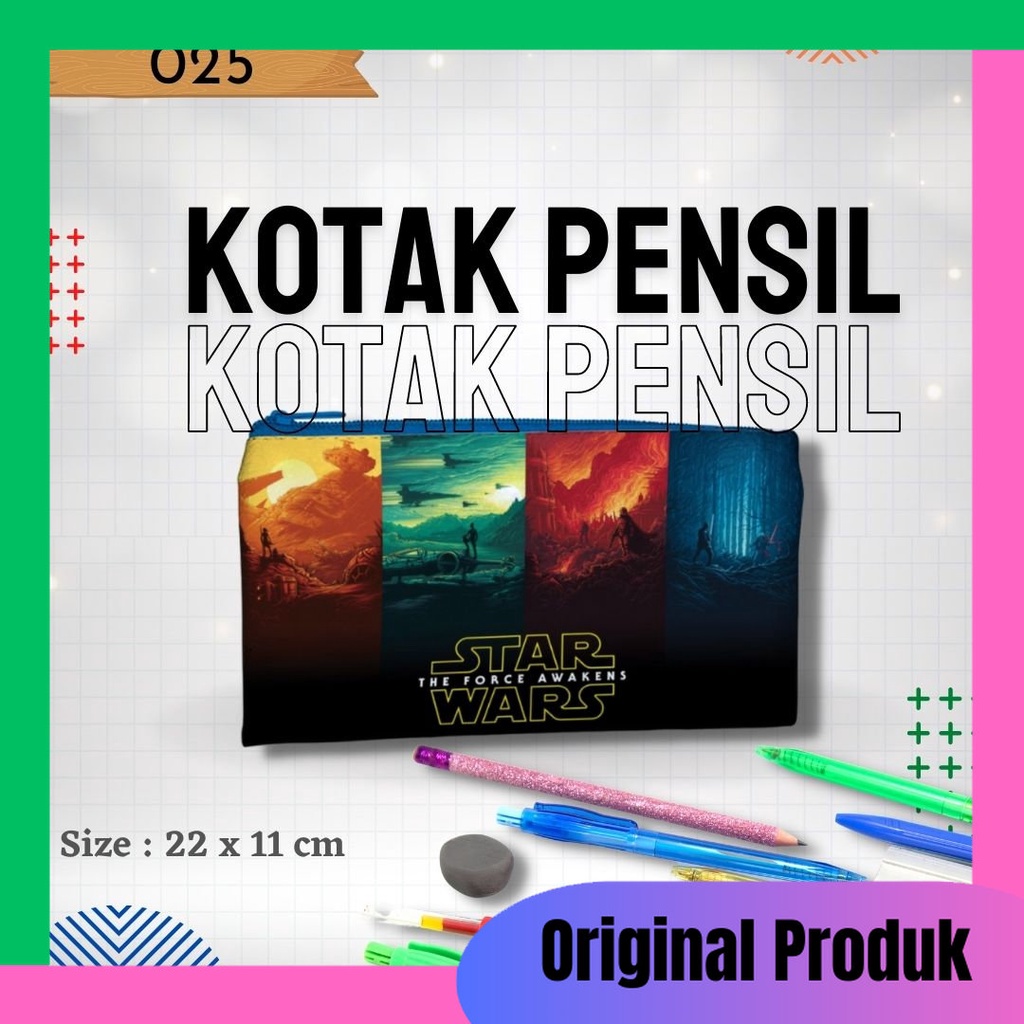 

Tempat Pensil, Kotak Pensil 025 gambar Star War Serbaguna Murah Dan Kualitas Terjamin , Original Produk Bahan Tebal