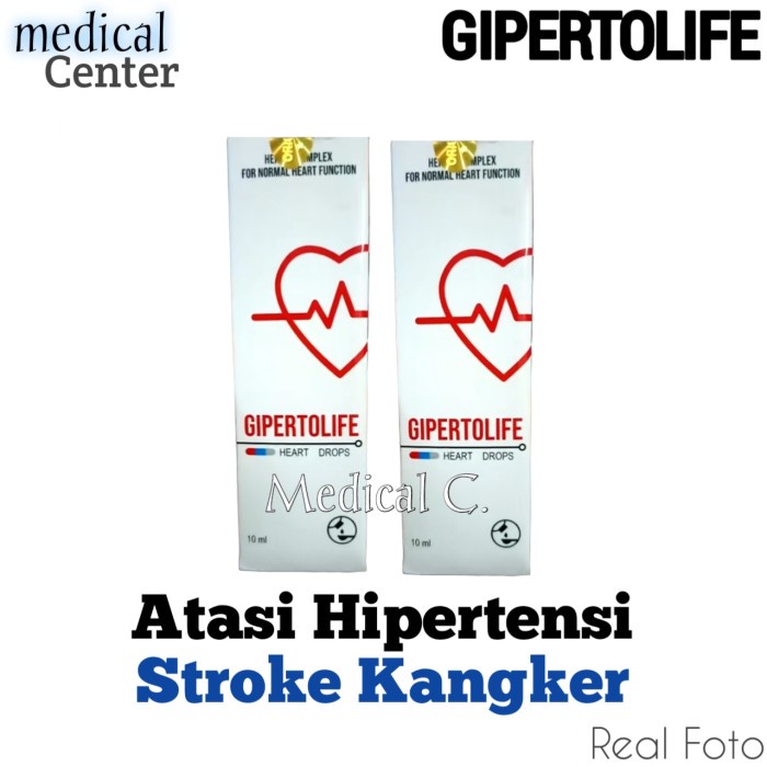 GIPERTOLIFE Obat Atasi Hipertensi Stroke Kangker Darah Tinggi Herbal