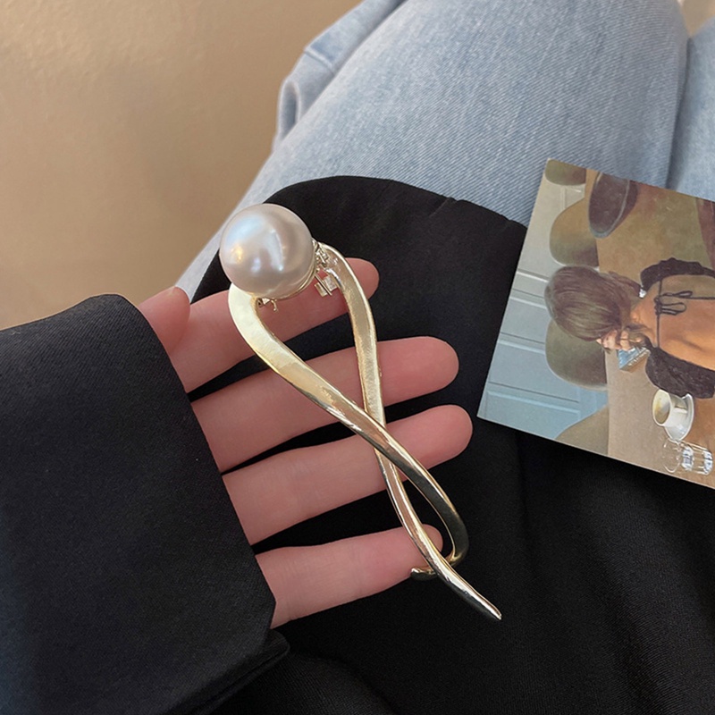 Korea Logam Kupu-Kupu Mutiara Klip Rambut Jepit Rambut Fashion Manis Ponytail Clip Barrettes Hairgrips Hiasan Kepala Wanita Hair Accessorie