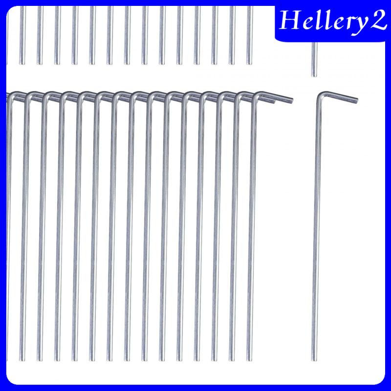 [Hellery2] 50pcs Pasak Tenda Pasak Taman Kokoh Heavy Duty Untuk Pagar Jaring Kebun Camping