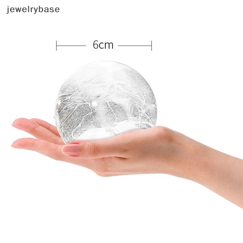 [jewelrybase] 1pc Cetakan Ice Ball Maker Tutup Silikon Bulat Sphere Cube Untuk Cocktail Whiskey Boutique