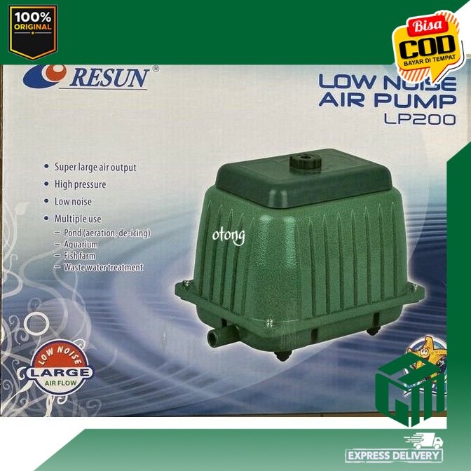 RESUN LP 200 LP200 AERATOR KOLAM POMPA UDARA AIR PUMP