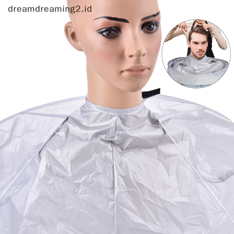 (drea) Kreatif DIY Hair Cutg Coat Jubah Rambut Barber Salon Stylists Cape Jubah //