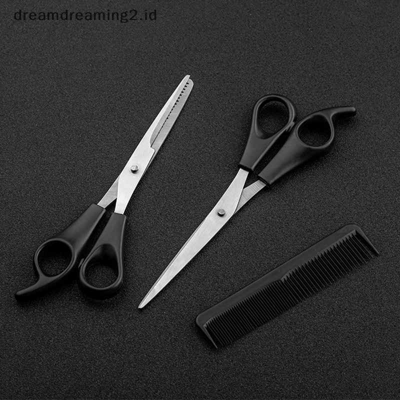 (drea) Gunting Penipis Hair Cutg Shears Set Hairdressing Salon Profesional/Barber //