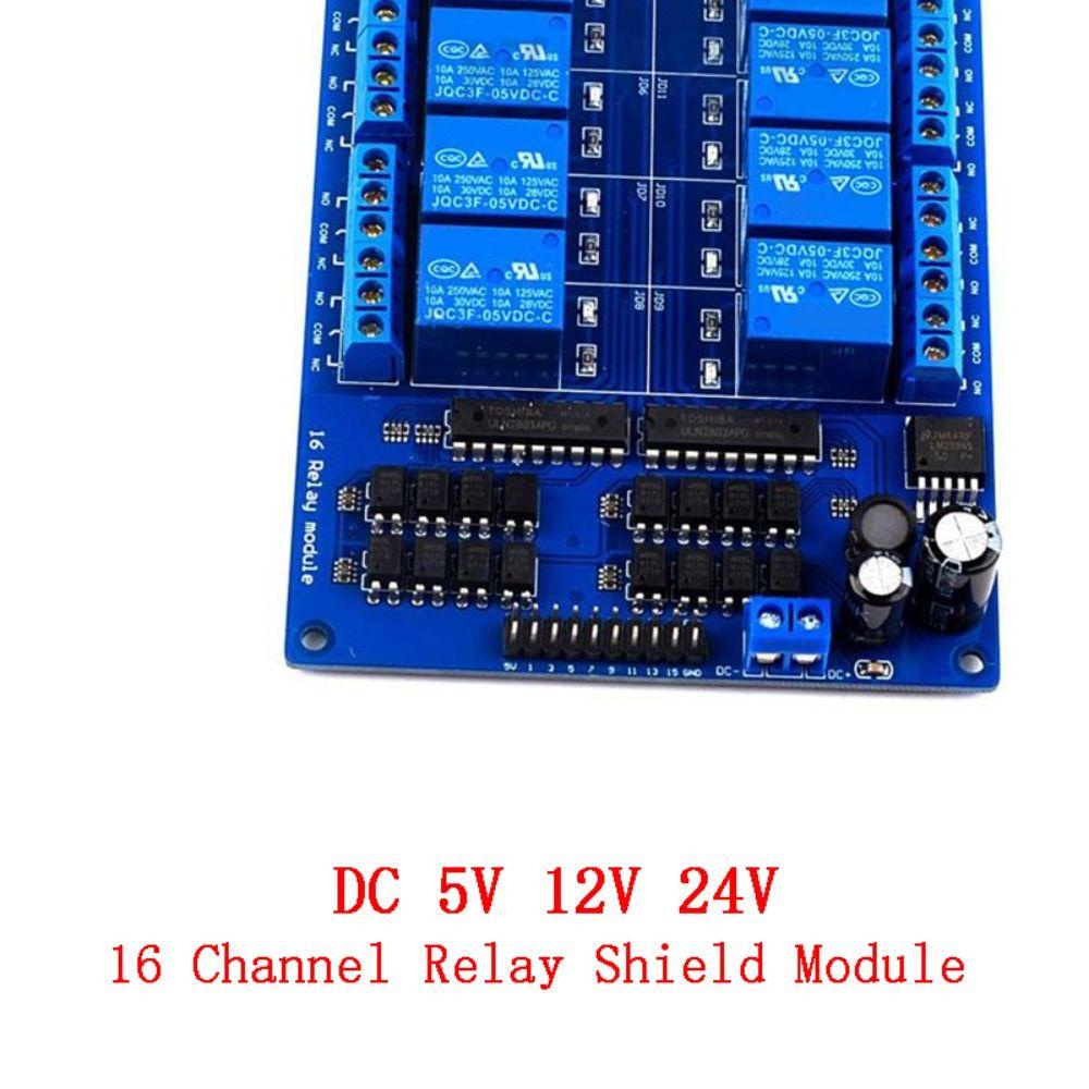 Modul Relay 16channel Populer Untuk arduino optocoupler PIC ARM Power Relay