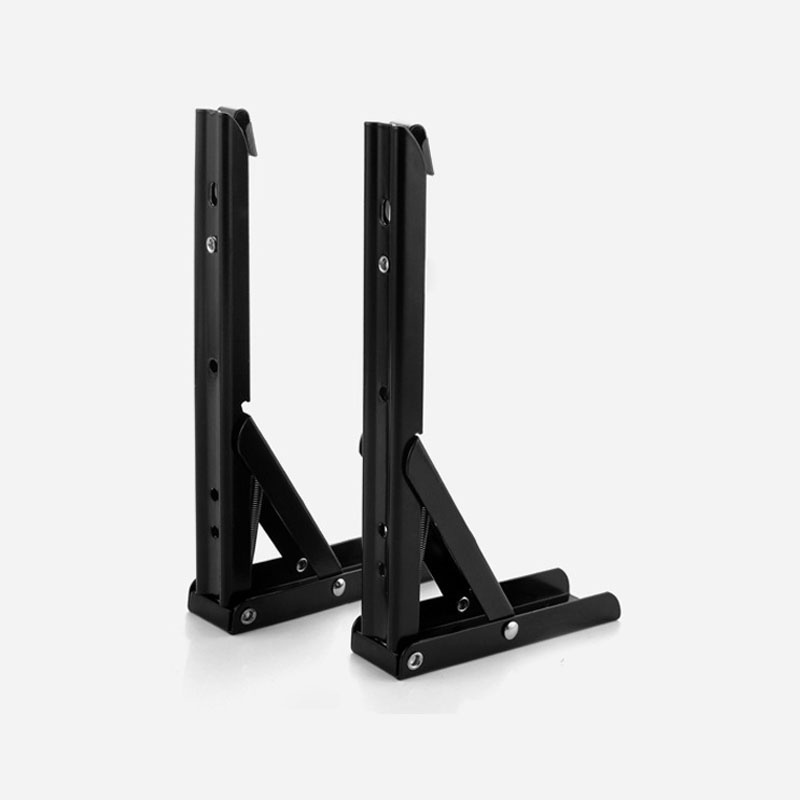 YGRETTE - XIDA Braket Engsel Siku LIPAT Stainless Steel 60 kg 2 PCS 8 10 12 14 Inch RAK daun meja siku dinding tembok bracket