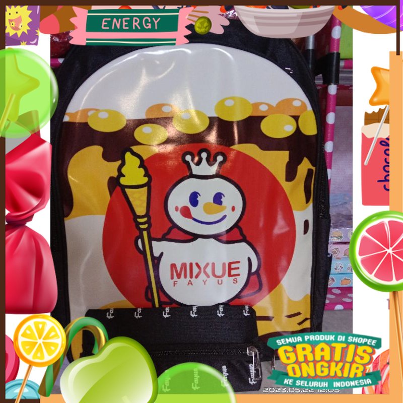 

tas mixue, botol mixue, tempat pensil/ Taman bermain kanak kanak