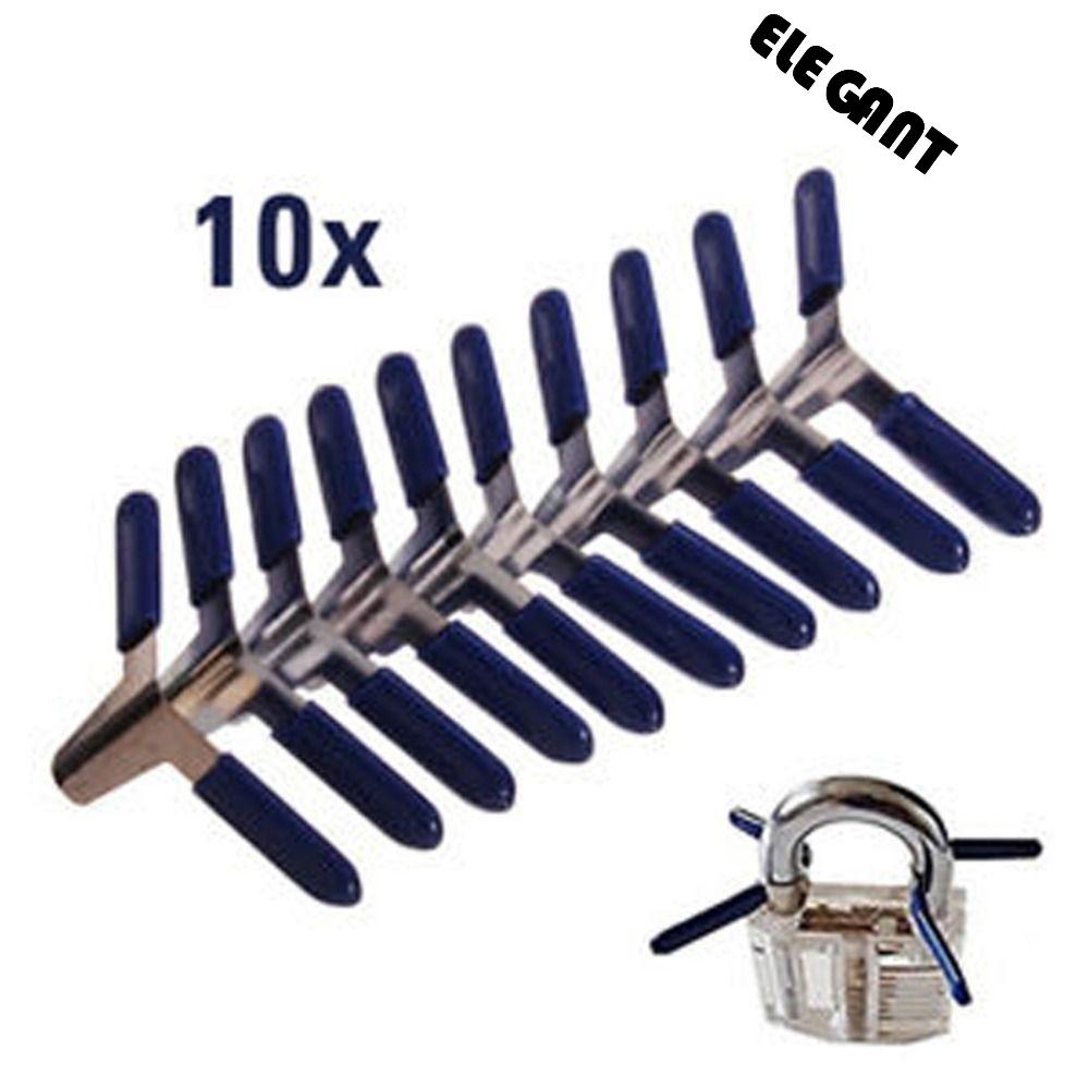 [Elegan] Gembok Shim Isi 10PCS Terbaru Untuk Alat Kebersihan Rumah Locksmith Tools Lock Pick Aksesoris