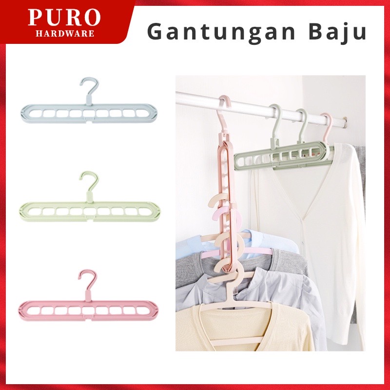 Gantungan Baju / Gantungan Baju Serbaguna / Magic Hanger