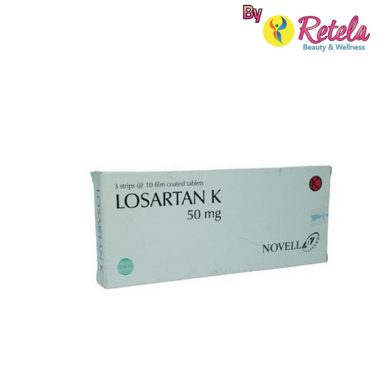 LOSARTAN K 50MG 1 STRIP 10 TABLET