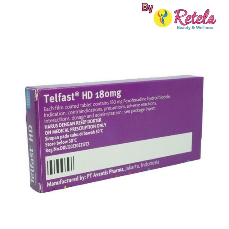 Telfast Hd 180mg Cap 10`S