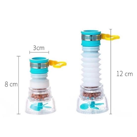GSF Saringan Kran Air Kamar Mandi Filter Sambungan Kran Air Include Klem Besi ORIGINAL
