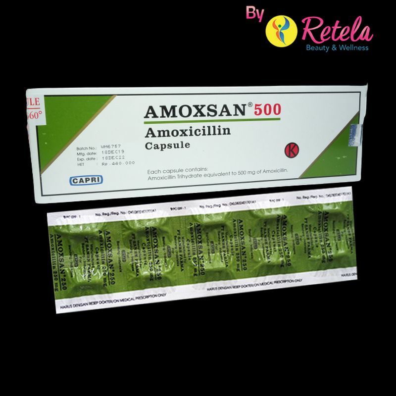 AMOXSAN 500MG 1 STRIP 10 CAPSUL