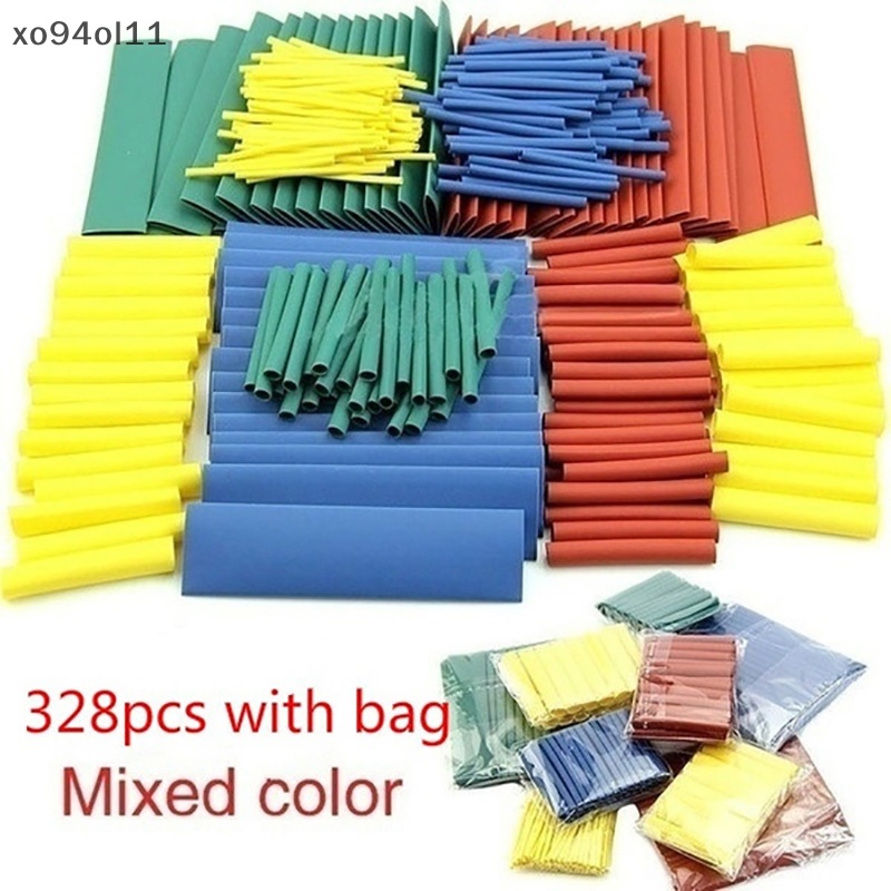 Xo Ditingkatkan 164/328 /656 /984Pcs Heat Shrink Tubing Isolasi Shrinkable Tube OL