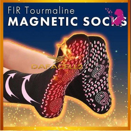 Tourmaline Kaos Kaki Terapi Therapy Magnetic Socks Tourmaline-Sumbawa DAFACELL