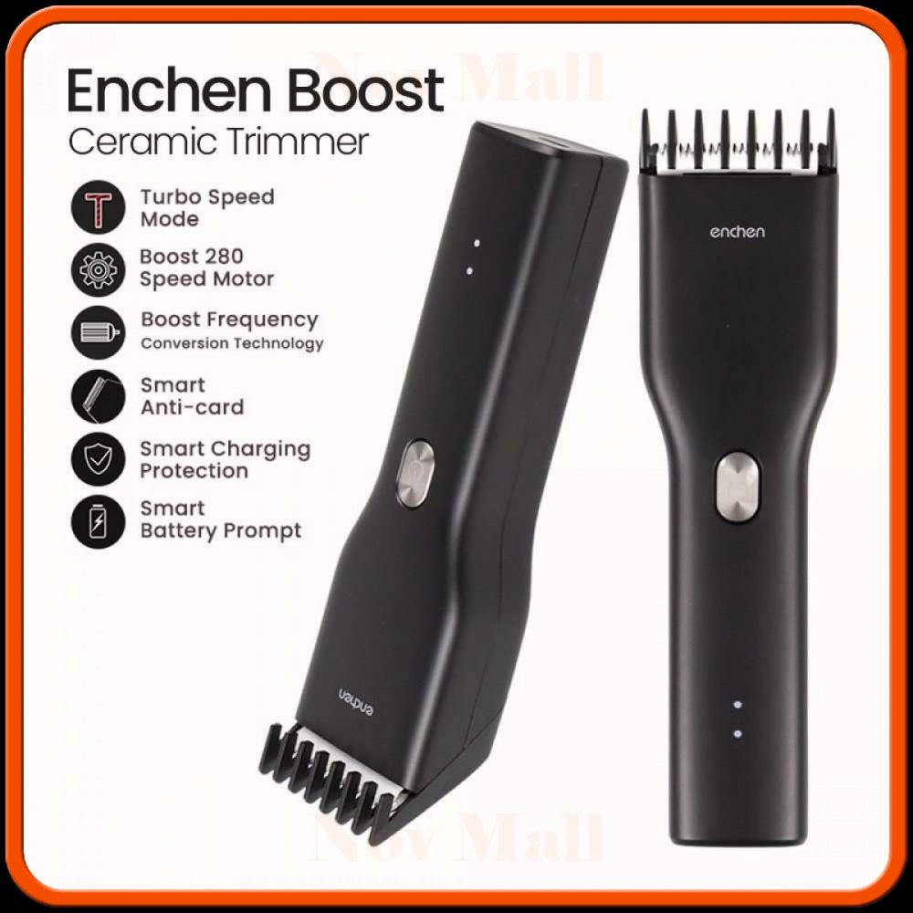 Boost Alat Cukur Elektrik Hair Clipper Ceramic Trimmer