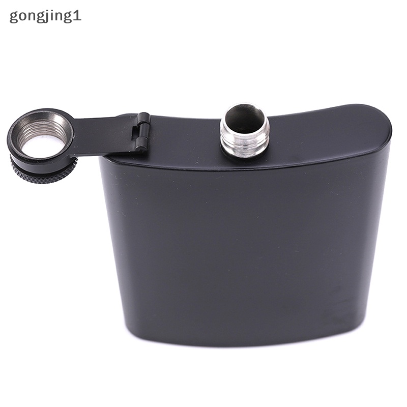 Ggg Hip Flask Stainless Steel Portable Travel Flagon Wine Whisky Pot Botol Minuman Keras ID