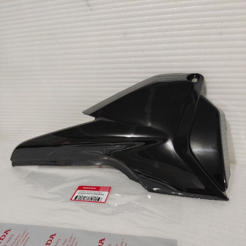 COD Cover Tutup Box Aki KIRI Accu Cover Accu Left Hitam Honda Megapro Mega Pro Primus - advance 2006