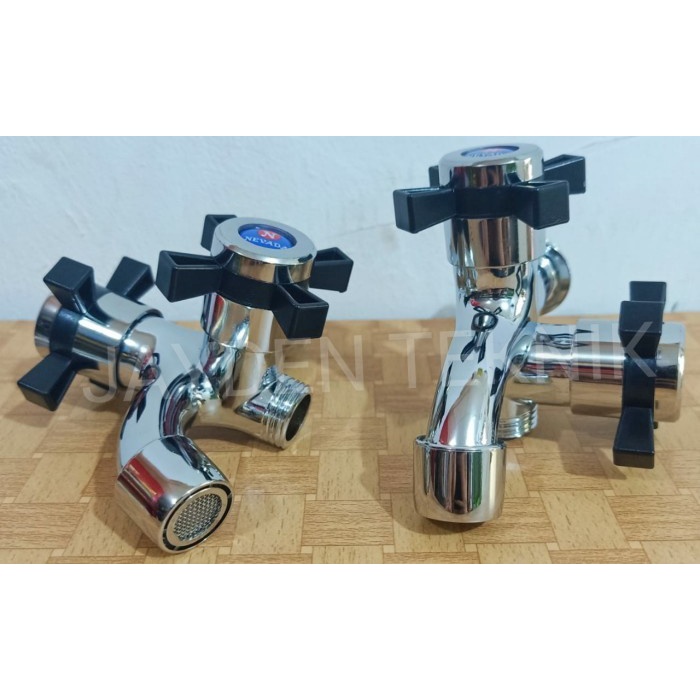 kran cabang double / kran cabang shower stainless nevada / kran shower