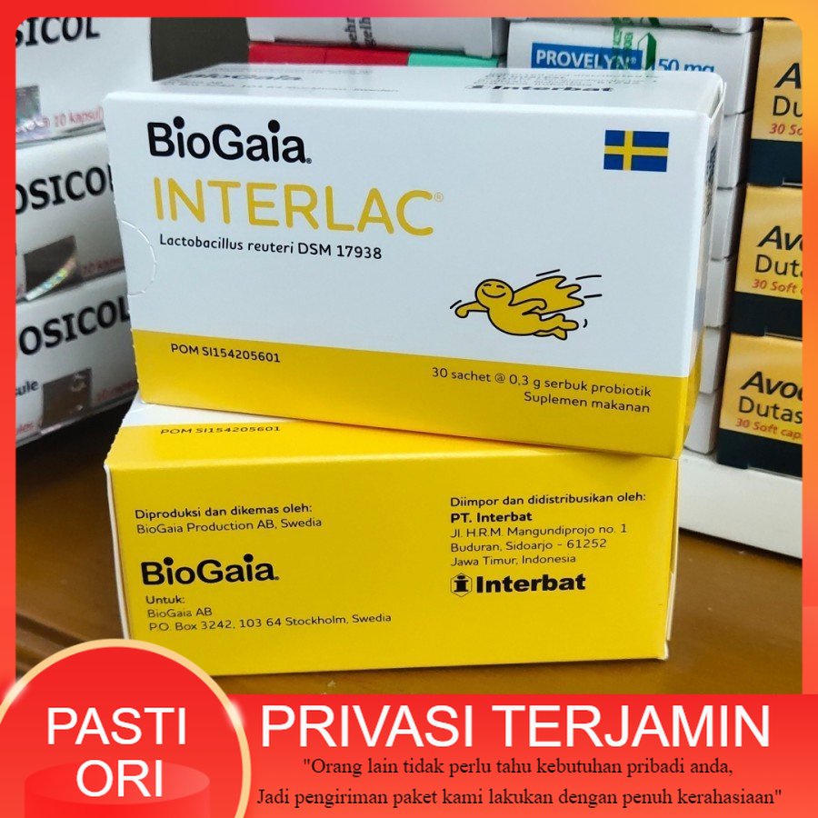 Interlac Sachet / Interlac Sachet untuk Bayi Obat diare Probiotics / Interlak