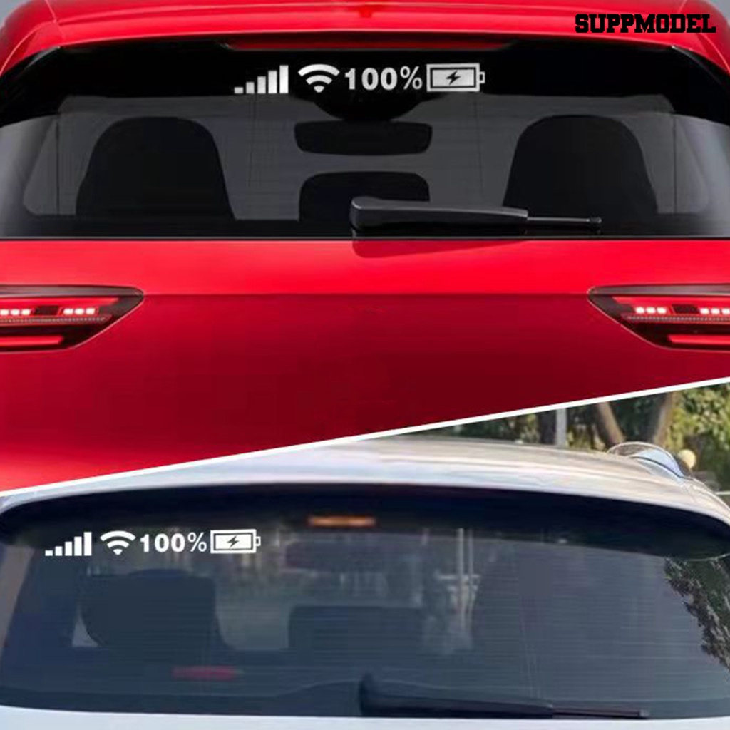 [SM]2Pcs Stiker Kaca Mobil Eye-catching Tahan Air Kepribadian Yang Indah Menarik Menghias Sinyal Perekat Diri Wi-Fi Mobil Decals Aksesoris Mobil