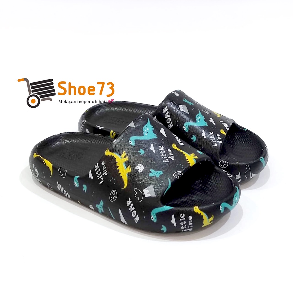 LUOFU E 6224 K-E35 SIZE 24-35 ORIGINAL l Sandal Selop jelly anak Laki l Sendal kokop anak Cowok impor