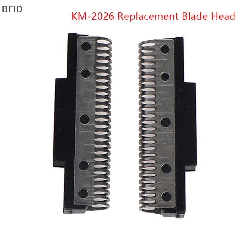 [BFID] 2pcs Original Shaver Razor Head Blade Cutter Pengganti KM-2026 [ID]