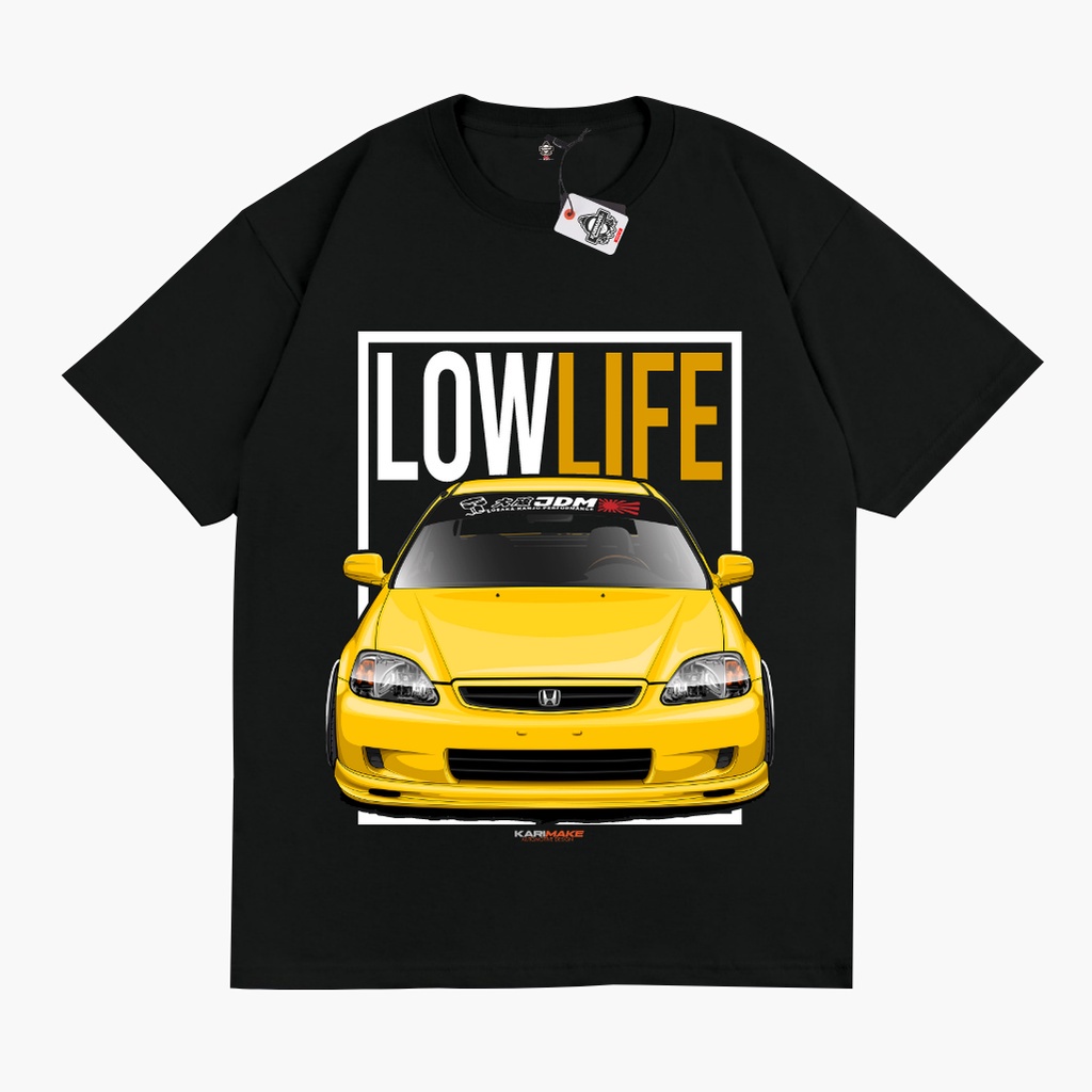 Kaos T Shirt HONDA CIVIC FERIO EK9 TYPE R JDM Kaos Otomotif