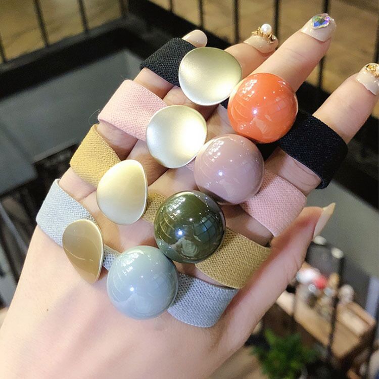 Hiasan kepala wanita sederhana motif permen warna-warni dengan barang import dengan harga grosir bahan berkualitas import harga grosir bisa cod