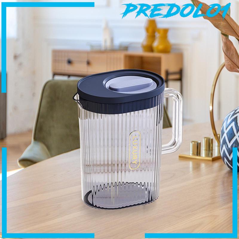 [Predolo1] Pitcher Air Besar Wadah Jus Ketel Lemon Tidak Bocor Air Dingin Juice Jar Dispenser Air Dingin Untuk Kerja Kantor Di Pesta Kulkas Rumah