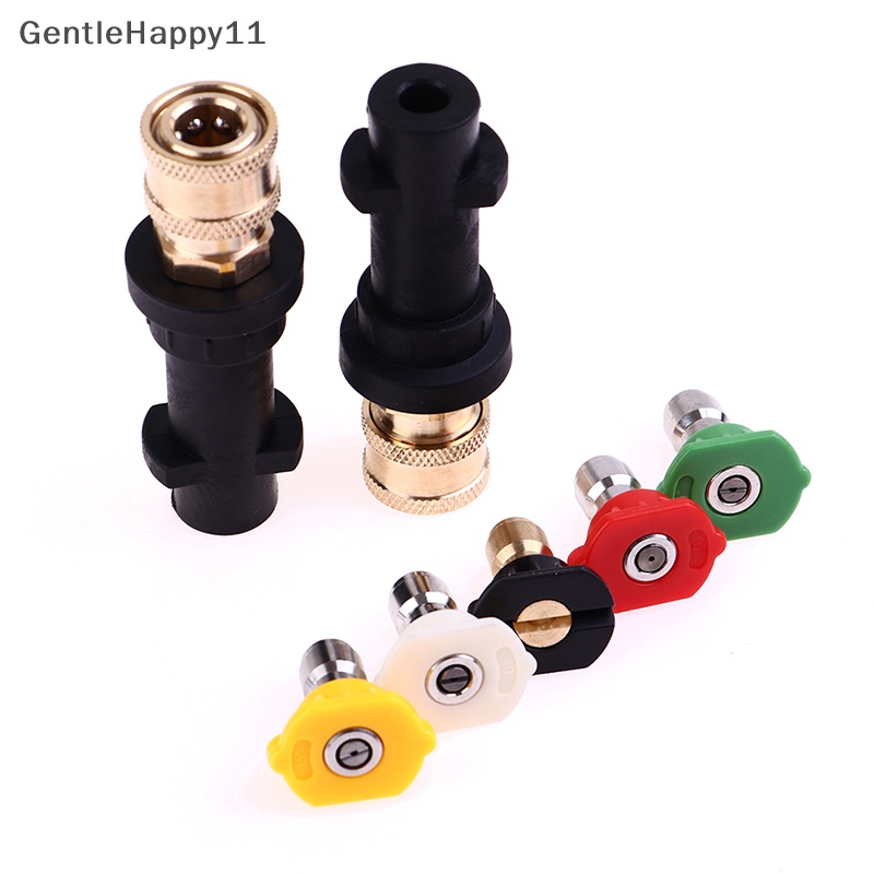 Gentlehappy Aksesoris Mobil 3600Psi Adapter Mesin Cuci Tekanan Tinggi Elektrik Untuk karcher Nozzle id