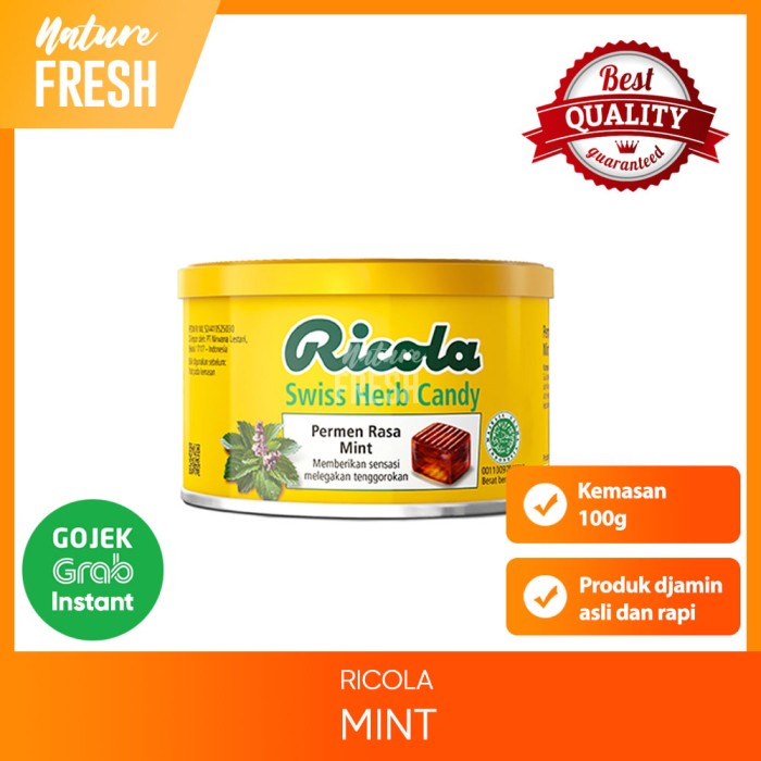 Ricola Permen Swiss Herb Candy Kemasan Kaleng