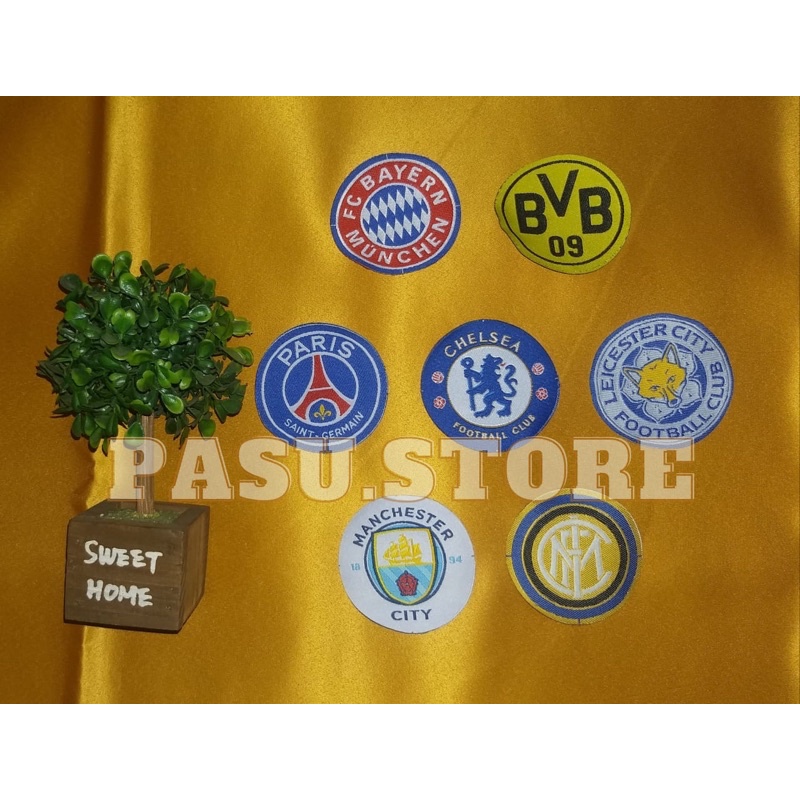 Bordir LOGO BORDIR BOLA INTERNATIONAL - LOGO BORDIR KLUB BOLA bisa pesan satuan