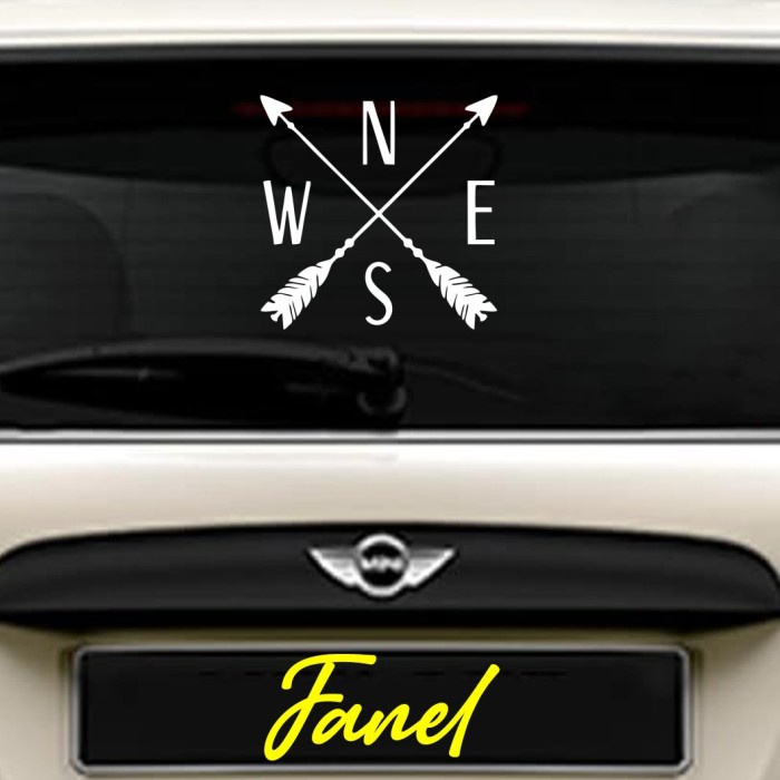 

[PS] STIKER NEWS ARROWS DECAL CUTTING STICKER MOBIL KEREN